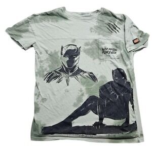 Marvel Black Panther Wakanda Forever Tie Dye Graphic Pocket‎ T-Shirt XL